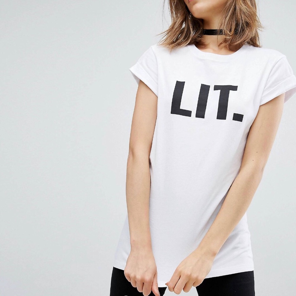T-Shirt wi/ LIT print